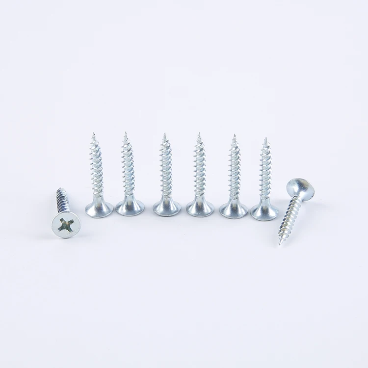 blue white zinc plated phillips drywall screws header punch die 1 1/4 fine thread