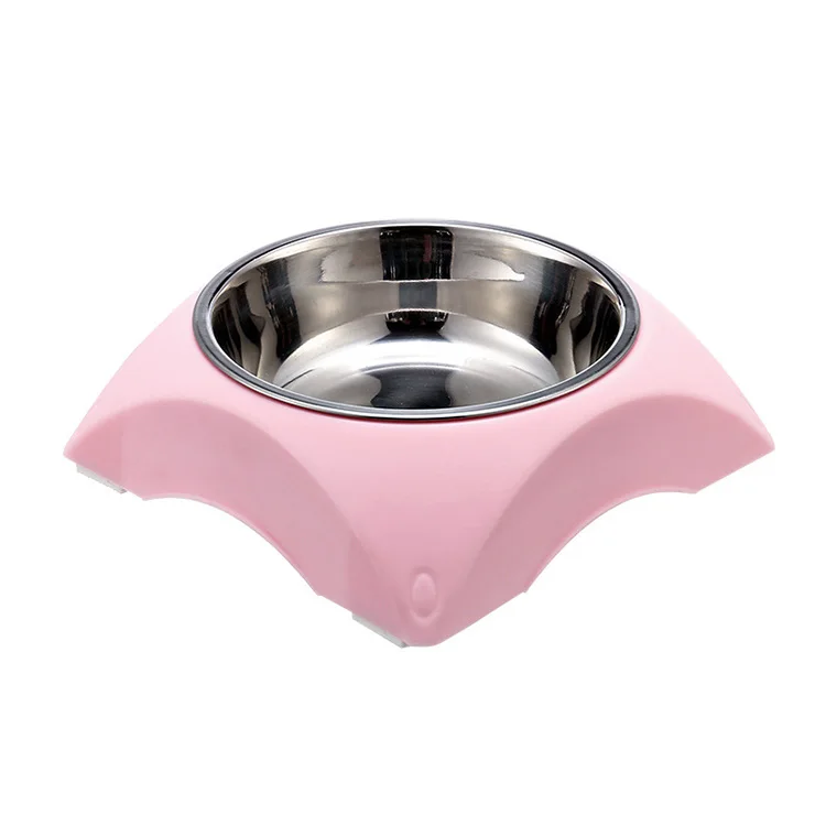 Elevated Stainless Steel Pet Bowls Raised Stand Neat Dish Pet Food Feeder Slanted Pet Bowls for Cats and Dogs