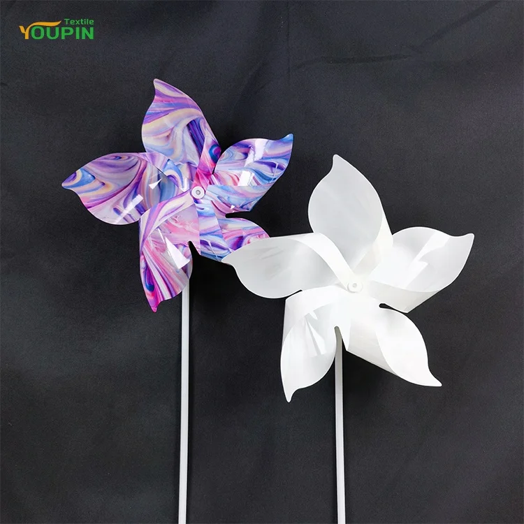 Sublimation Plastic Hand Windmills Customized Garden Windmill Blanks Windmills as Gifts for Children to Play With or Decorative