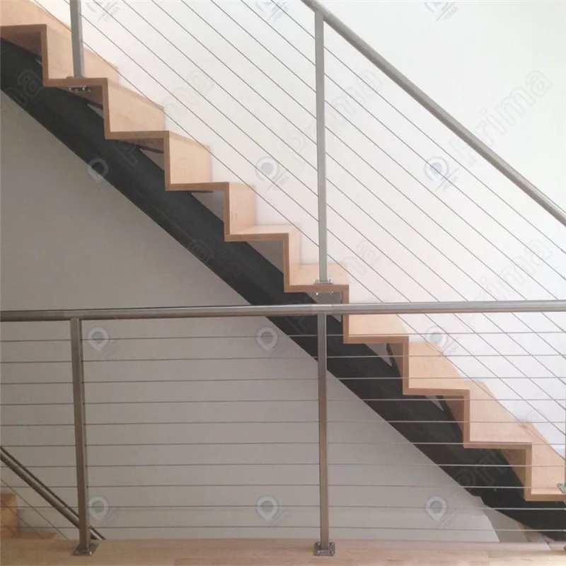 Prima Wire Durable Good Price Cable Railing Post Safety Stair Railing Steel Cable Railing