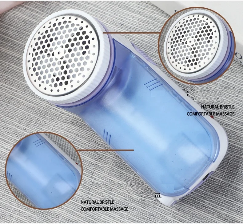 Mini Rechargeable electric Trimmer Fabric Shaver Sweater Cloth Portable Triple Blade Guard Protect Effective Remove fuzz Fluff
