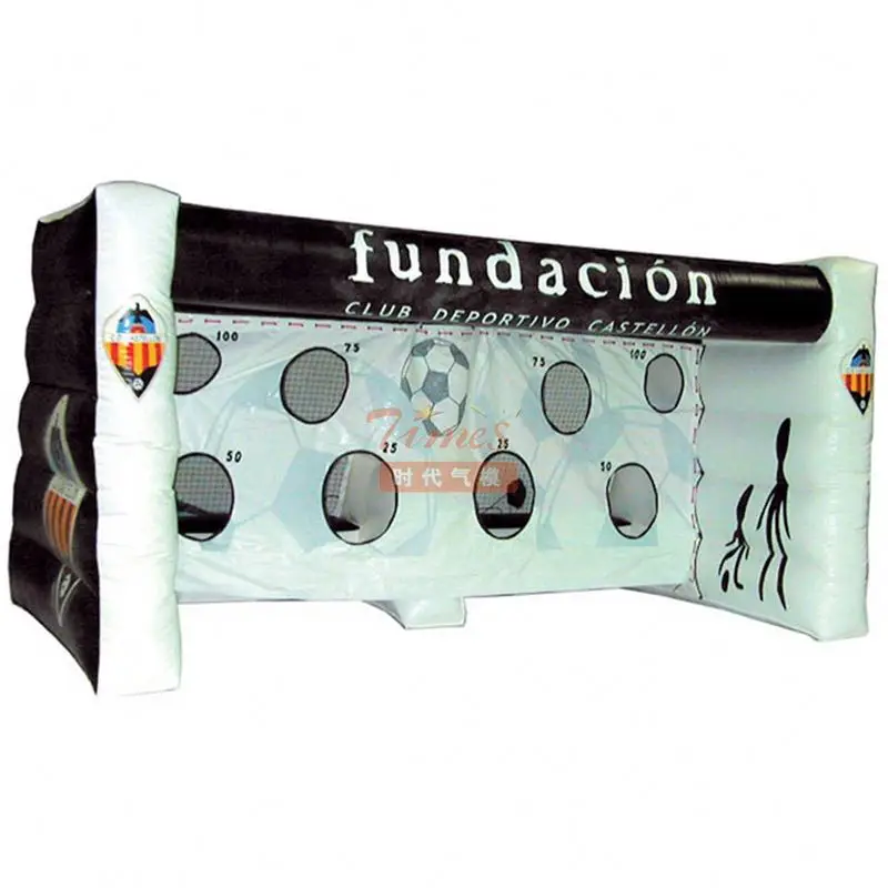 Outdoor Panna Inflatable Soccer Cage , Inflatable Foot Ball Carnival Game For Kids