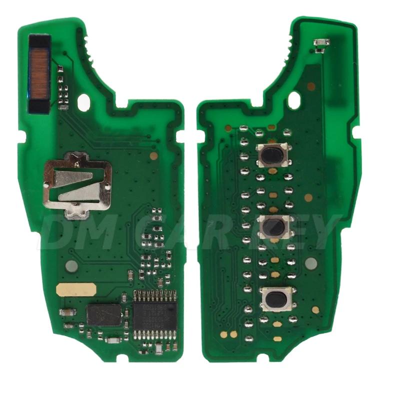 DMKEY Folding remote car key 3buttons 4A Chip 434Mhz for Renault Kadjar Megane 4 Captur Symbol flip key control fob