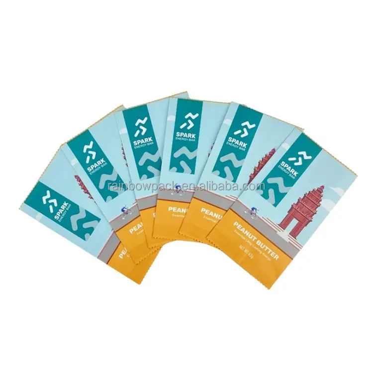 Custom printing biodegradable ziplock bag small sachet with logo printing for powder kraft paper bags for tea sample bags