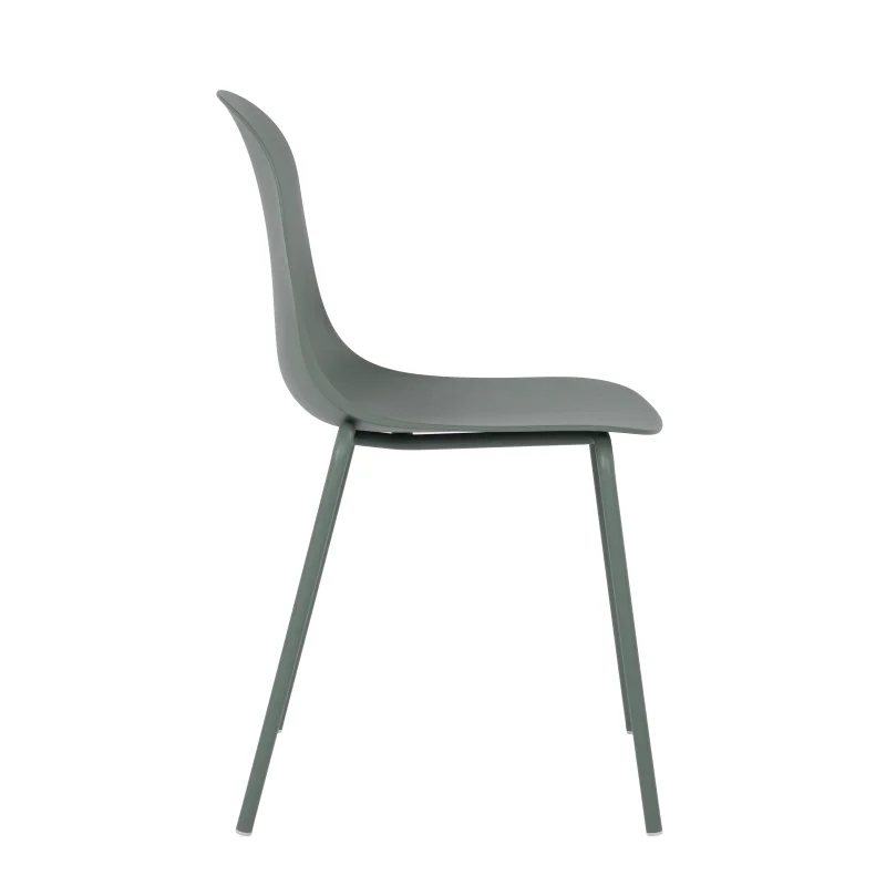 Colorful modern design restaurant kitchen cafe sillas stackable plastic dining chair