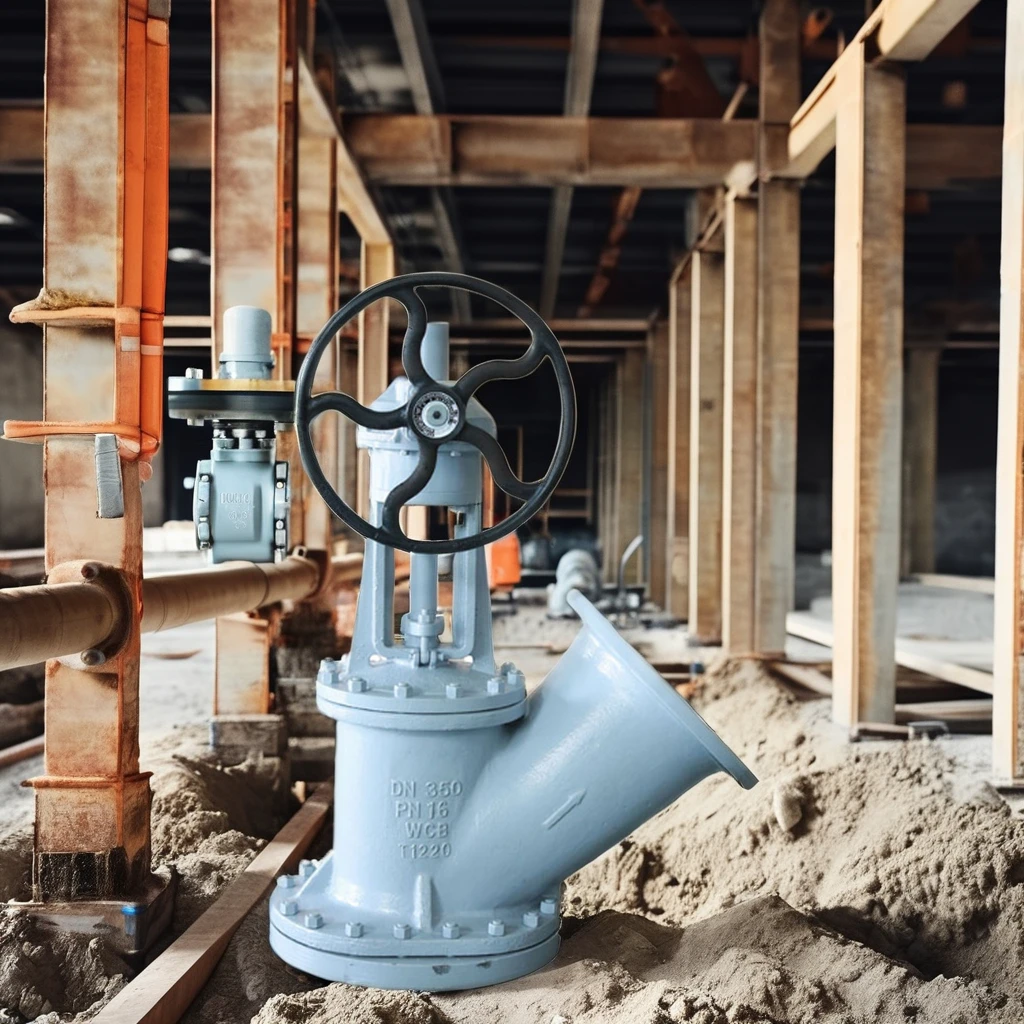 DN350 WCB Thermostatic Globe Angle Valve For Gas