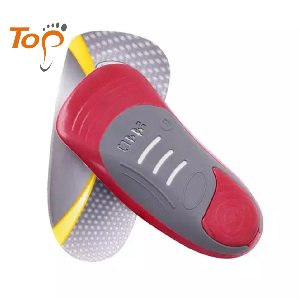 Sports massage heel insole arch support orthotic 3/4 insole