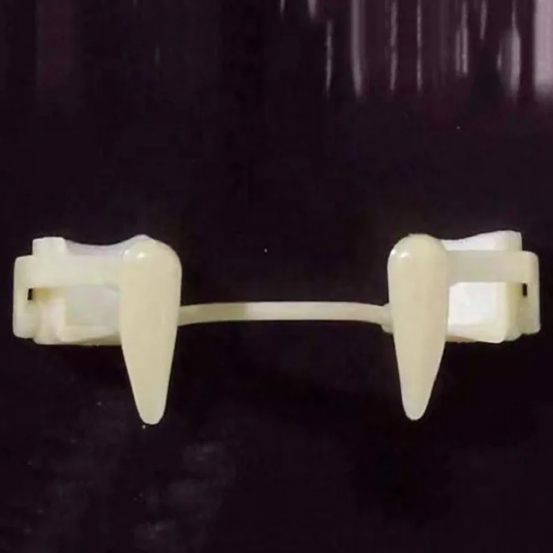 Страшный костюм на Хэллоуин для косплея, клыки вампира, выдвижной костюм с зубами