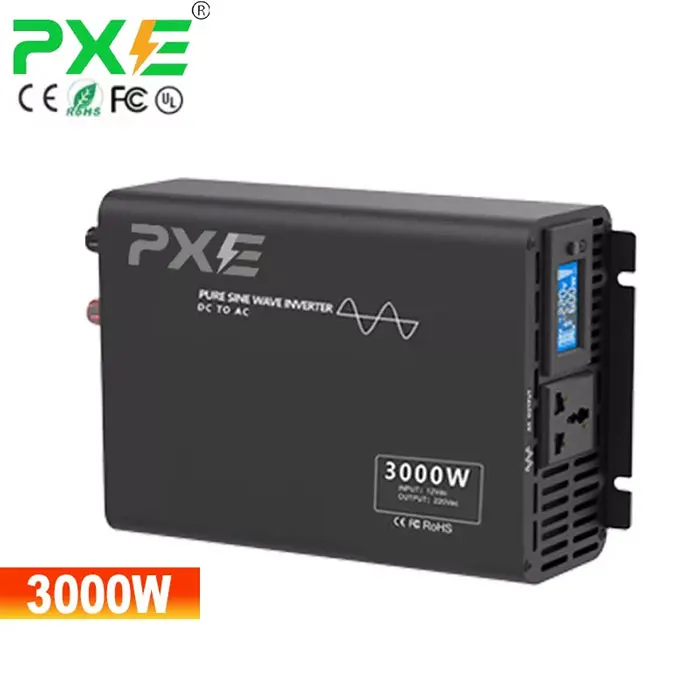PXE Factory Off Grid 3000W 4000W Hybrid Home Solar Inverter / DC 12V 24V 48V to AC 220V 110V 3 кВт 4Kw Pure Sine Wave Inverters