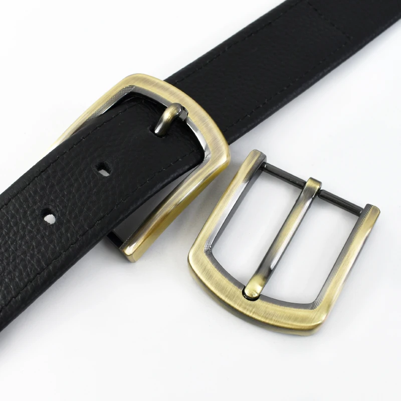 Meetee F1-81 40mm Luggage Garment Accessories High Quality Alloy Antique Leather Belt Men Adjustable Belt Buckle