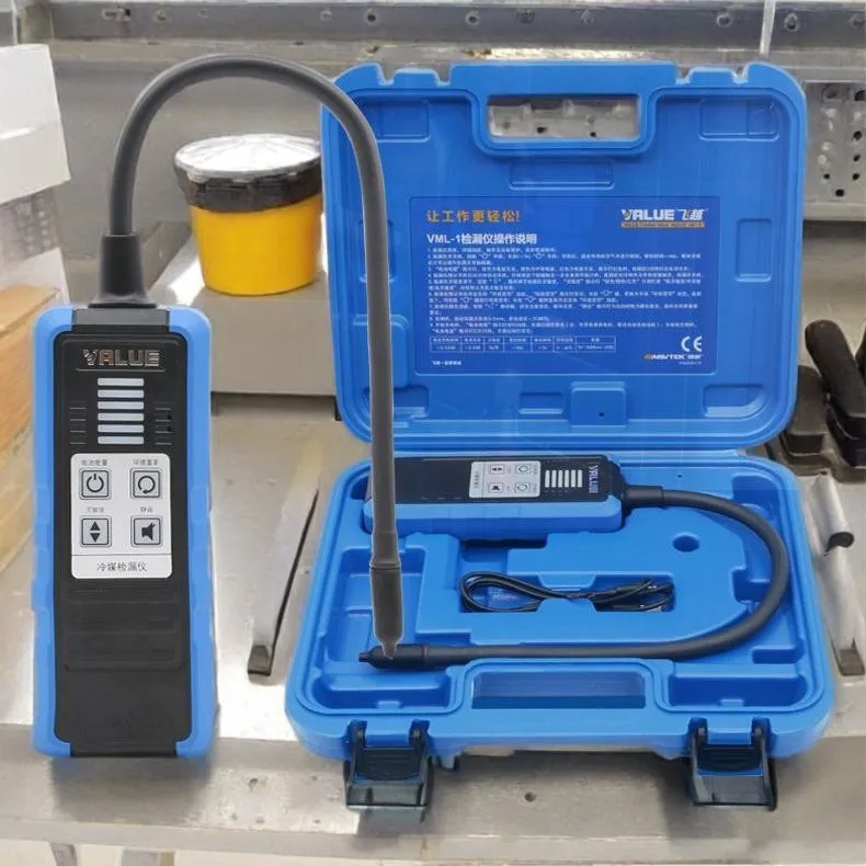 New VML1 Electronic Fly-Over Leak Detector R410 R22 R32 Refrigerant Detection Halogen Car Leak Detector