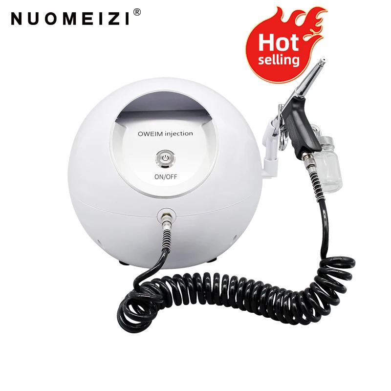 Oxygen Therapy Skin Moisturizing Jet Peel Injector Facial Oxygen Spray Gun Mini Water Oxygen Spray Injection Instrument