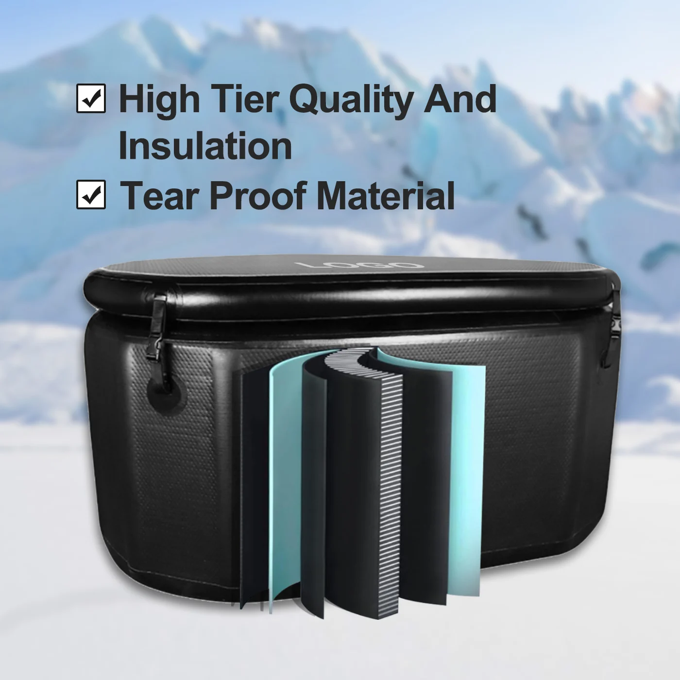 water chiller Ice bath cold plunge, ice bath with water chiller recovery cold therapy pool tub water chiller 1hp cold plunge