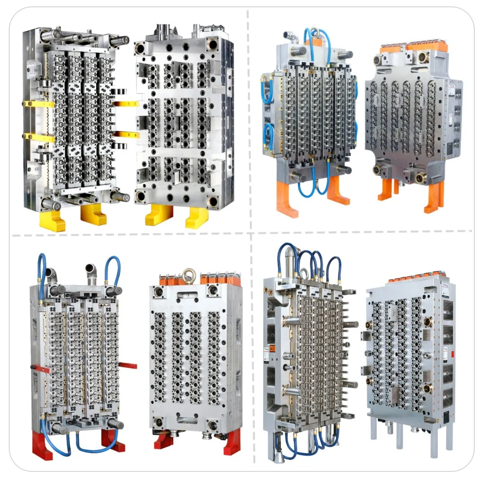 88mm large neck size PET candy nut celeal jar and can preform molding mould