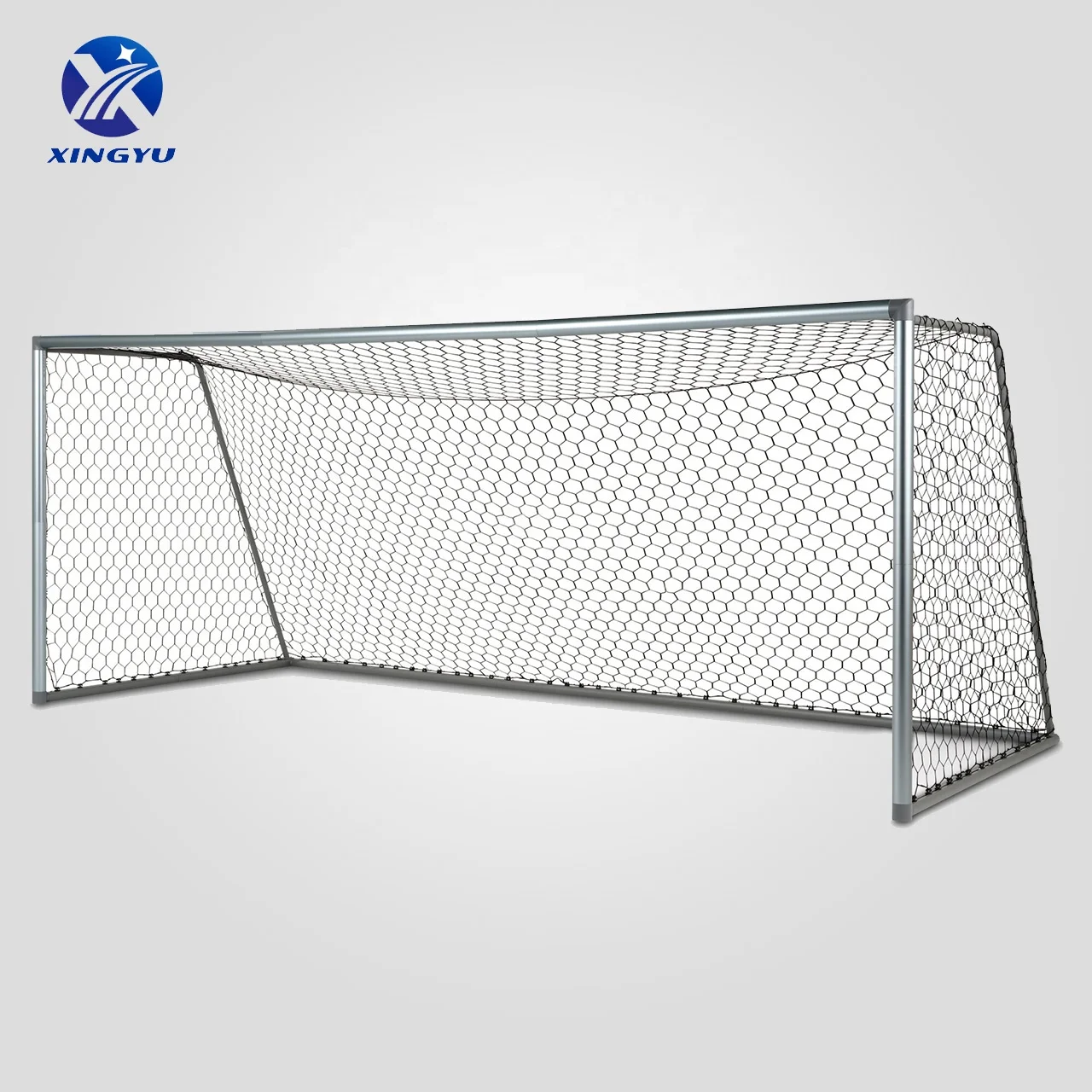 hot sale 11 Sizes Metal Soccer Goal post Professional football net Aluminum training shooting gate