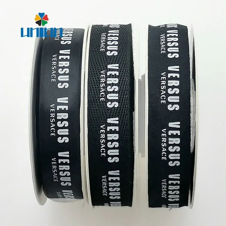 Custom printed cotton webbing twill tape