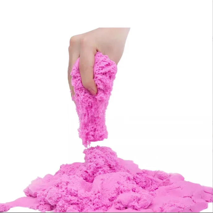 educational toy play magic cotton sand for kids children magic sand set play 1 kg with shape mold