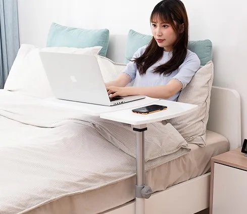  Домашний кабинет с колесами прикроватный маленький стол для ноутбука