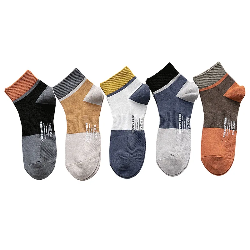 Five Colors Crew 100% Bamboo Fiber Bamboo socks Black White Socks For Work