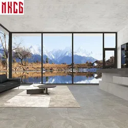 MHCG Customized thermal break aluminum doble glass hinged door triple glass argon filled swing door factory supplier of hinged
