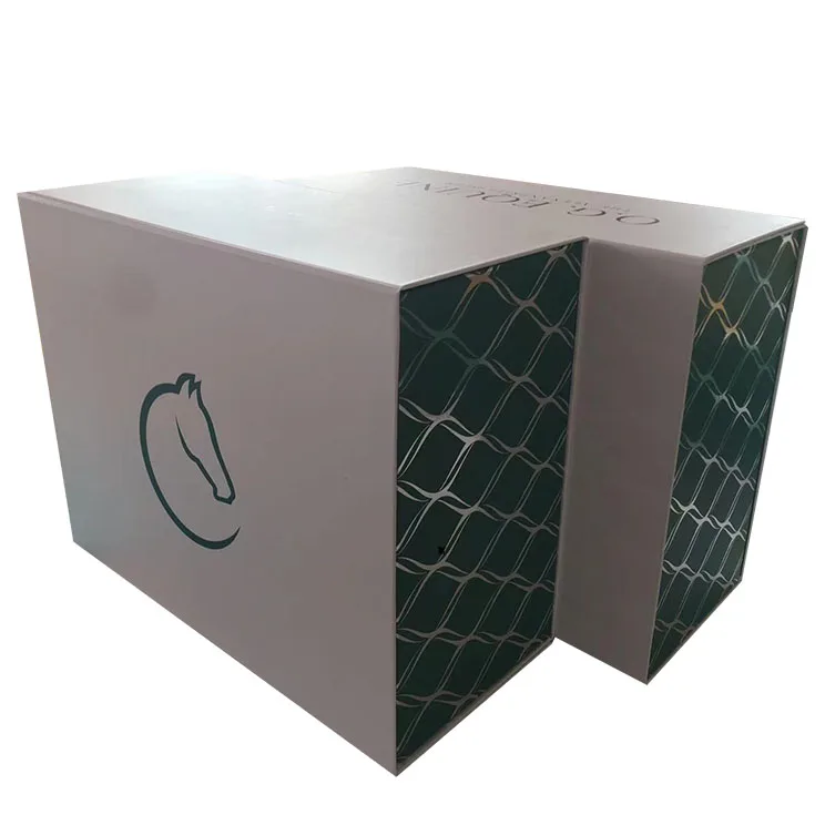 Magnetic Folding Cardboard Gift Box Cosmetics Packaging Box Bridal Extra Large Gift Box Logo Hot Stamping Customization