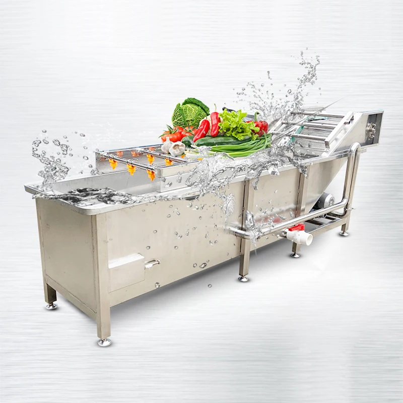 Vegetable Processing Machine/DAW650 industrial air fruit and vegetable washing machine