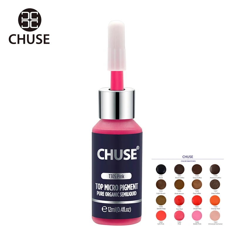 16 color semi permanent makeup organic microblading pigment