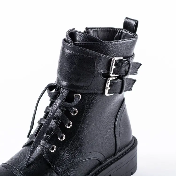 
wholesale shoes women fashion new casual boots rubber outsole Chunky Hiker Boot 