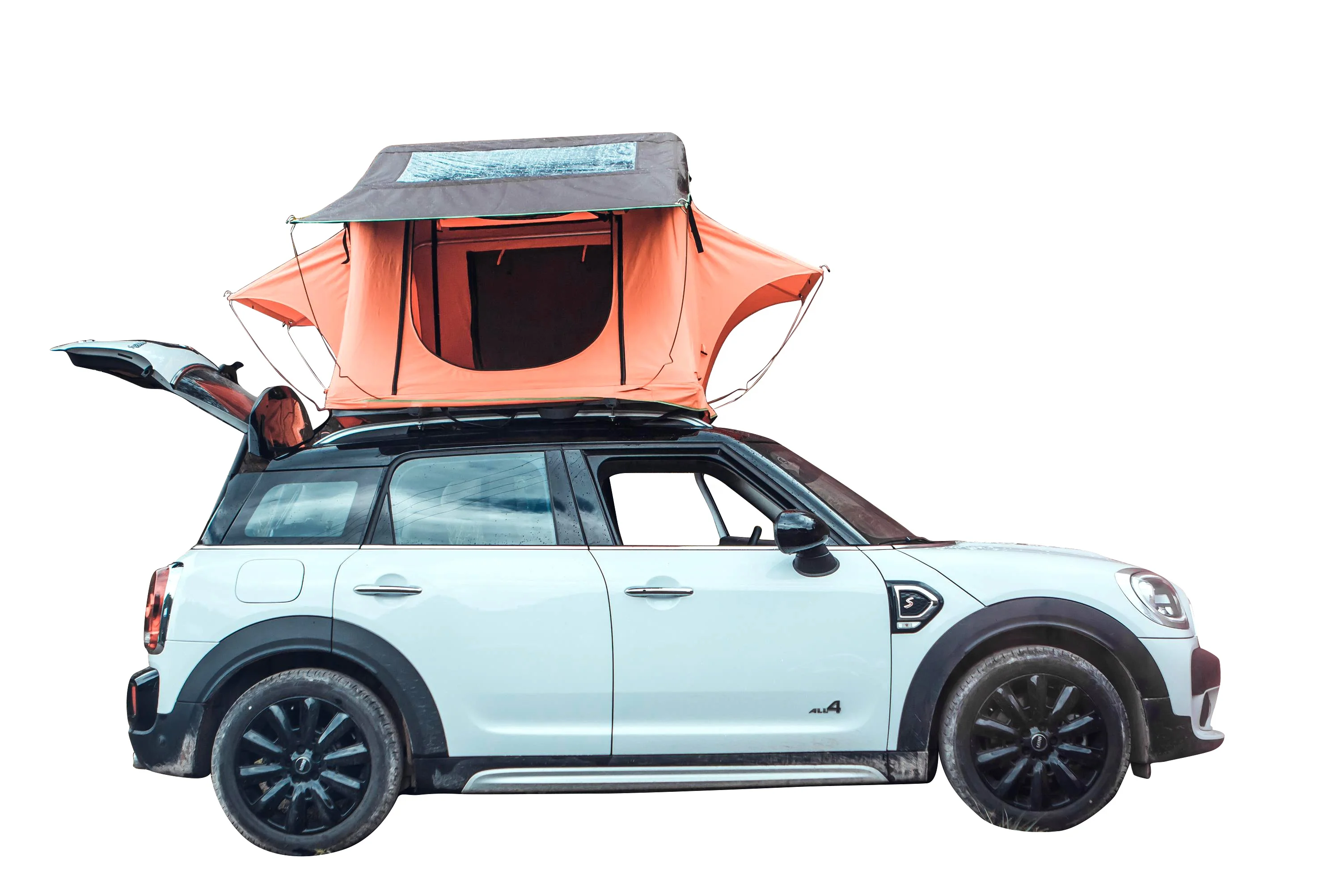 Custom-Made Roof Top Outdoor Camping Tent 3-4 Person High Quality Soft Shell Car Tent