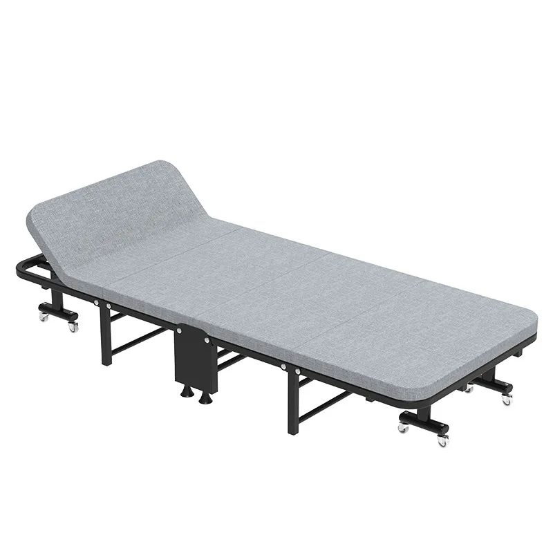 Houses and hotels use sofa living room portable metal folding bed folding bed factory direct sales