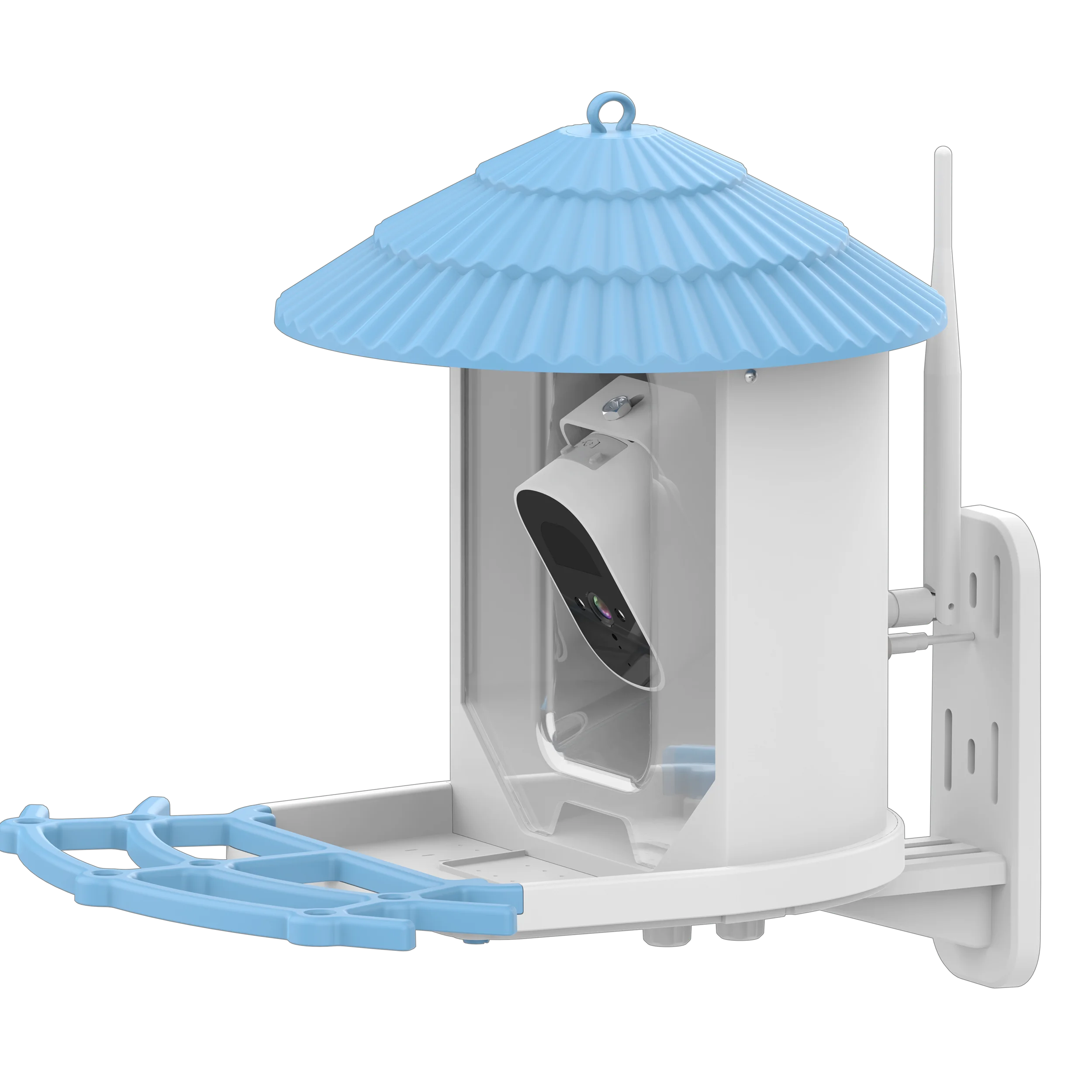 Smart Bird Feeder with Camera Wireless Outdoor App Control Smart Bird Watching Camera Feeder AI Recognition Bird House