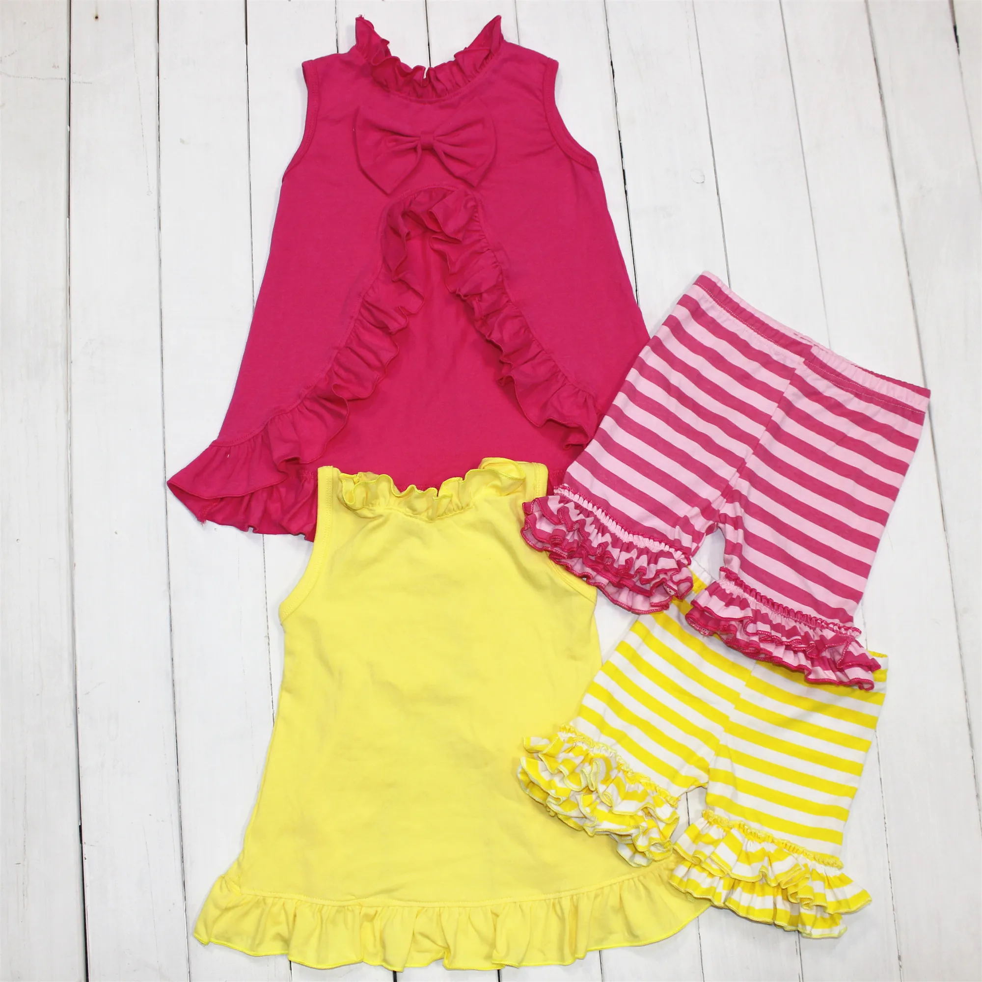 Fashion kids outfits tunic dress sets baby girl clothes wholesale children clothing 2022
