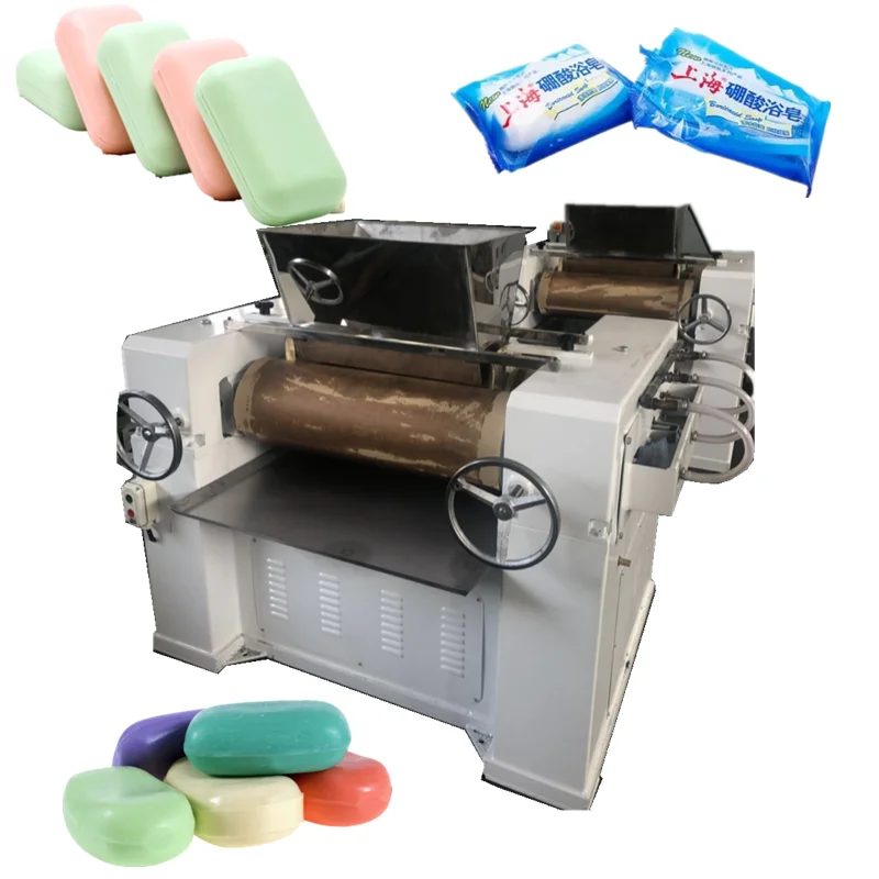 Small Mini Scale Toilet Soap Bar Extruder Plodder Making Machine Production Line