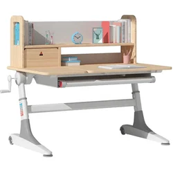 IGROW study table wood desk children ergonomic home study writing table for children