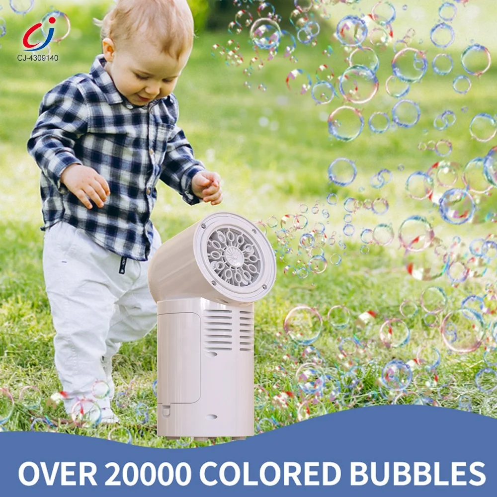 Chengji 12 hole rotating bubble machine toy kids summer outdoor playing automatic rotating bubble machines for party