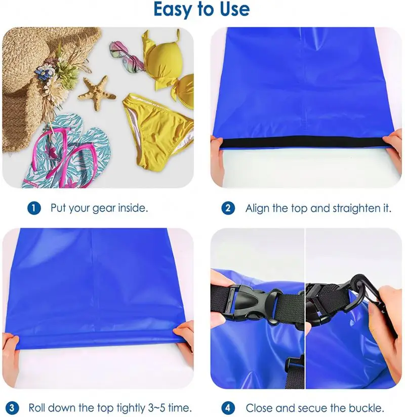 Waterproof Dry Bag Sack Ocean Pack For Canoe Floating Boating Kayaking Camping Water Bag