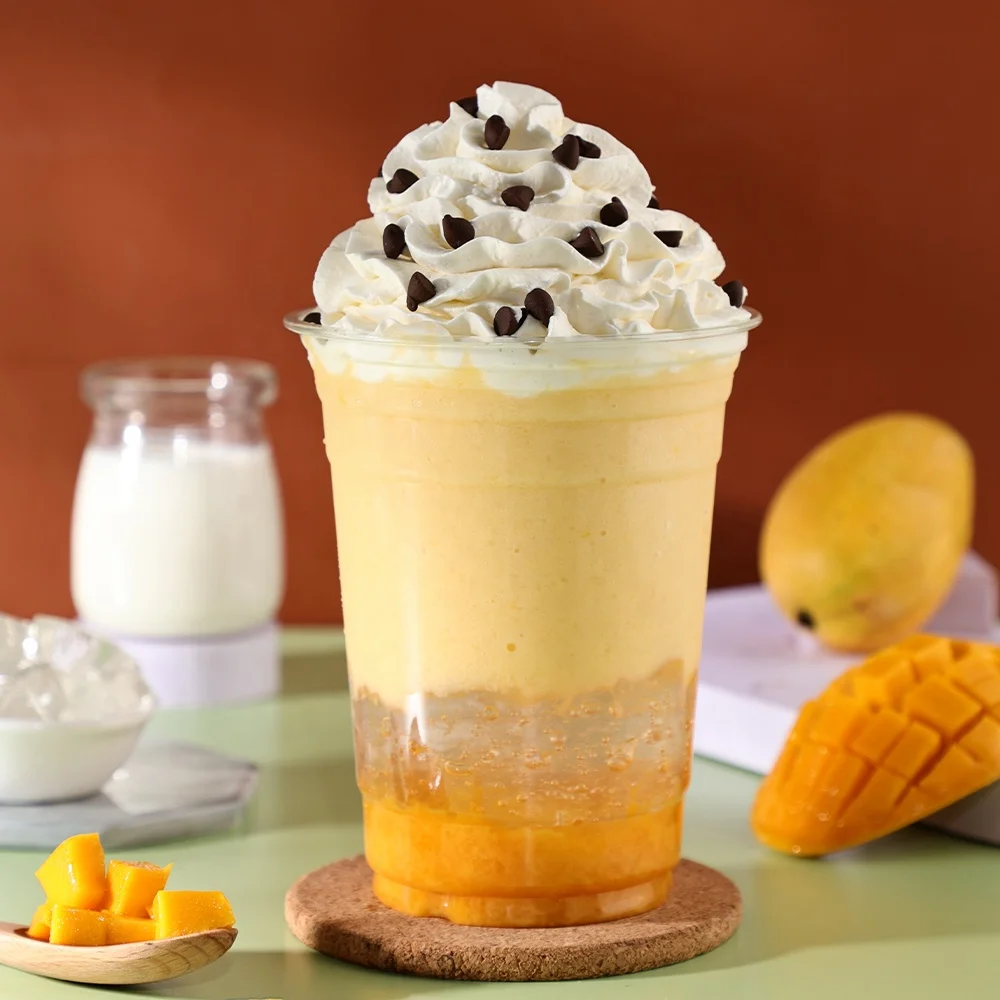 HEYTEA hot sell grape Smoothie drinks bubble tea ingredients grape fruit syrup cheese powder crystal boba balls