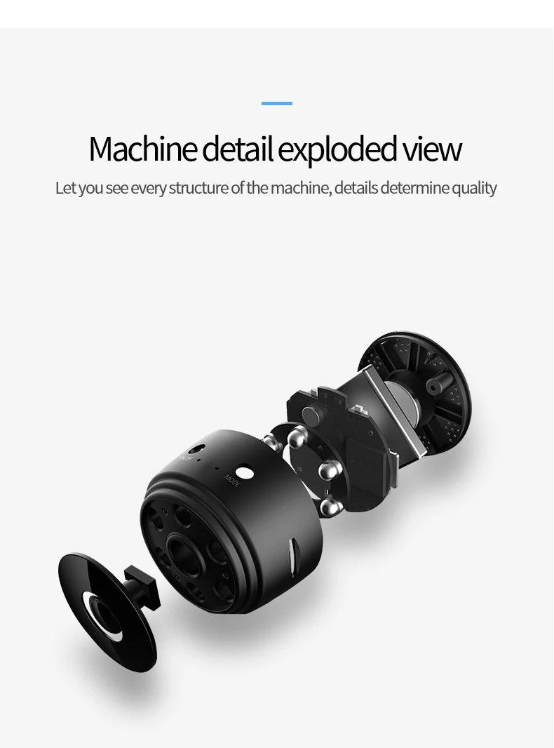  Домашние Мини безопасности Скрытая камера HD 1080p инфракрасная с режимом ночного видения беспроводной магнитный sports Camera Автомобильный
