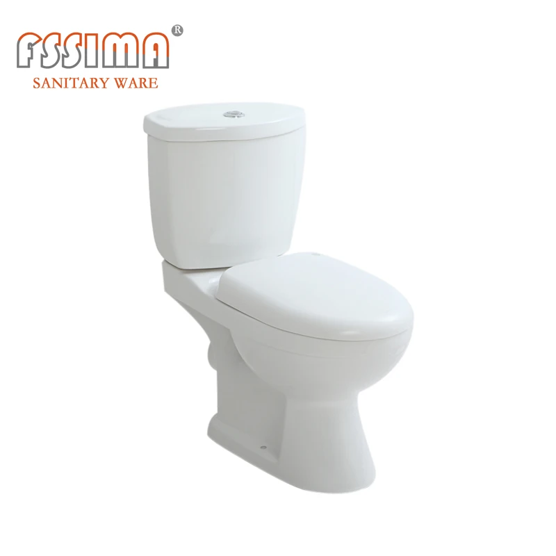 Modern style ceramic sanitary ware two piece toilet bowl color bathroom wc toilet and basin toilet set