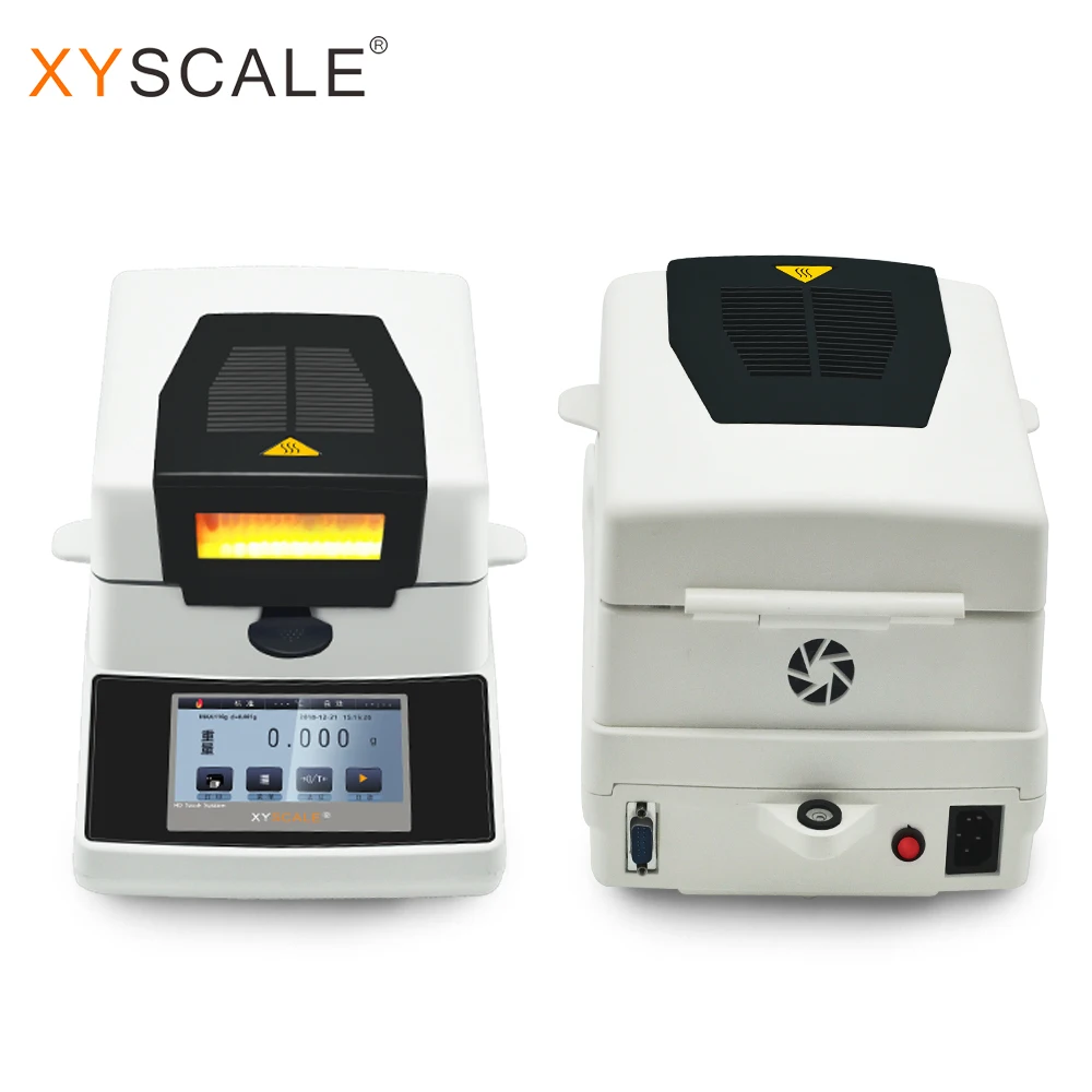 110g,0.001g, food, plastic industry special moisture instrument, high bright halogen lamp touch screen.