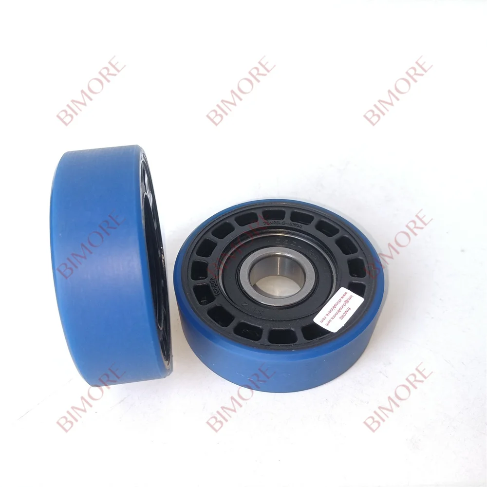 Bimore Escalator step roller OD75mm Thickness 23.5mm Bearing 6204RS Escalator Parts