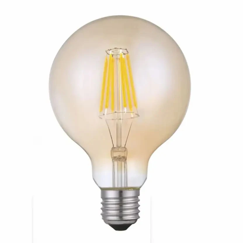 G95 4W 2700K glass clear smoky milky amber cover dimmable vintage edison led bulbs