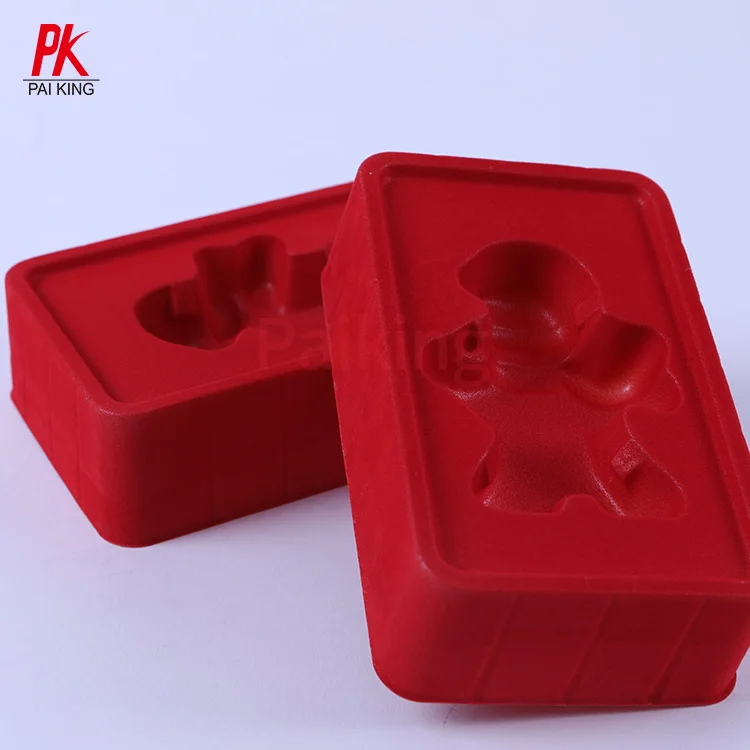 Customized Thermoform Blister Tray With Paper Card Clear Packaging For Plastic