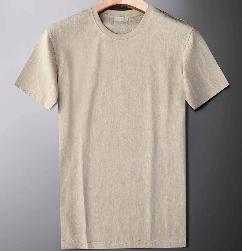 Wholesale Hemp Organic Cotton T-shirts Hemp  Eco Friendly  Organic Cotton Tshirt