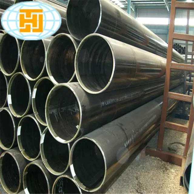 Черная окрашенная стальная труба API 5L GRA/GRB ERW для нефтяной и газовой промышленности