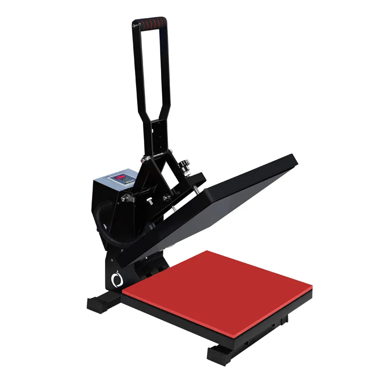 40*60 cm Teflon Flat Aluminum Plate Custom Logo Manual Clothes Heat Transfer Machine For Garment