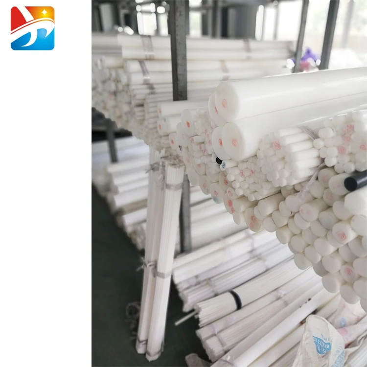 China manufacturer custom color high hard various sizes black white yellow round pom rod