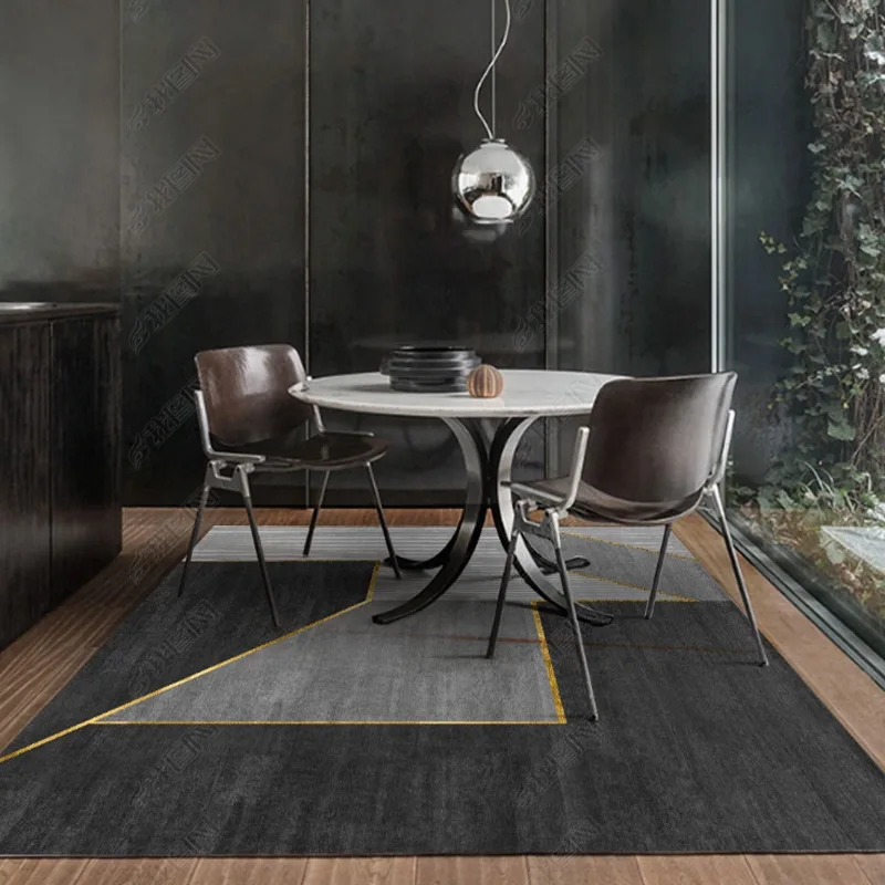 nordic minimalist living room carpet geometric abstract modern home bedroom carpet comfortable bedroom carpet