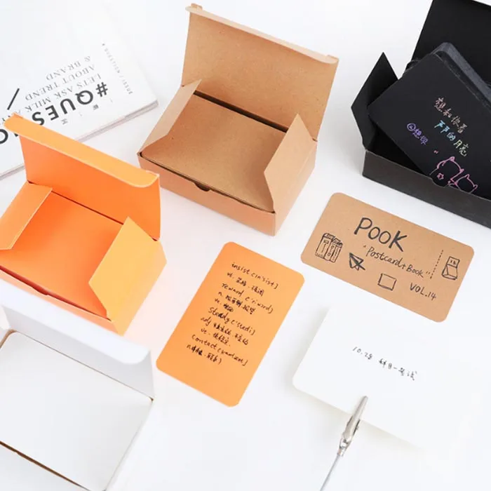 
Custom Logo Blank Wedding Greeting Invitation Thank You Gift Notes Cards with Envelopes Stickers For Order Small Business 