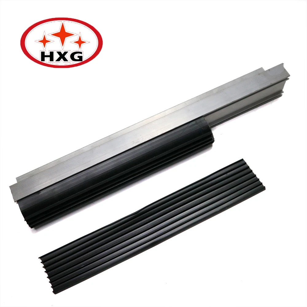Top quality roll up gate roller shutter accessories bottom bar ABS Rubber Wear Strip